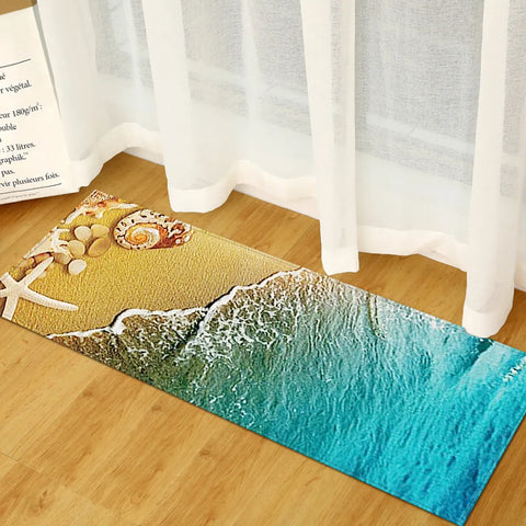 Modern Kitchen Rug Home Hallway Entrance Doormat Living Room Bedroom Children's Decoration Carpet Bathroom Anti-Slip Floor Mat