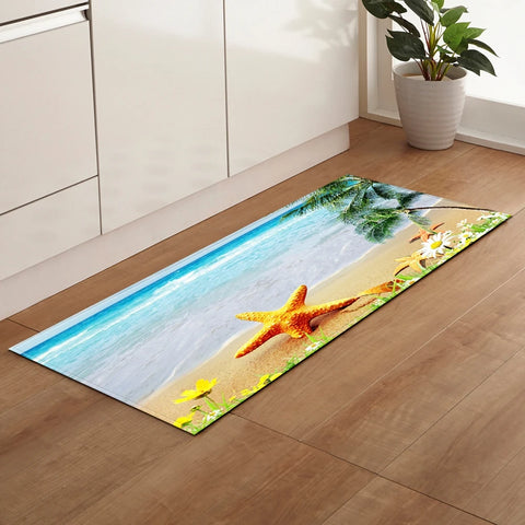 Modern Kitchen Rug Home Hallway Entrance Doormat Living Room Bedroom Children's Decoration Carpet Bathroom Anti-Slip Floor Mat
