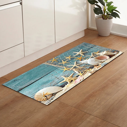 Modern Kitchen Rug Home Hallway Entrance Doormat Living Room Bedroom Children's Decoration Carpet Bathroom Anti-Slip Floor Mat