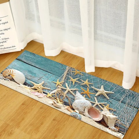 Modern Kitchen Rug Home Hallway Entrance Doormat Living Room Bedroom Children's Decoration Carpet Bathroom Anti-Slip Floor Mat
