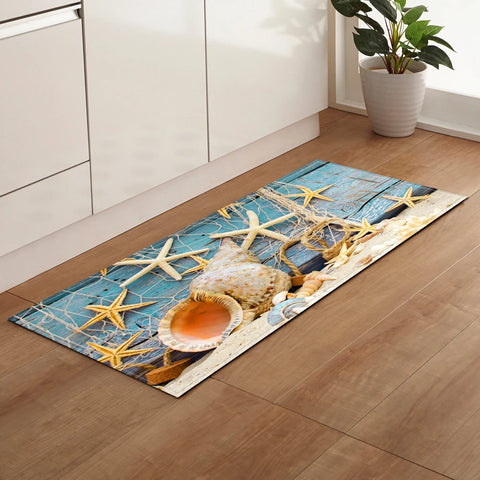 Modern Kitchen Rug Home Hallway Entrance Doormat Living Room Bedroom Children's Decoration Carpet Bathroom Anti-Slip Floor Mat