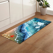 Modern Kitchen Rug Home Hallway Entrance Doormat Living Room Bedroom Children's Decoration Carpet Bathroom Anti-Slip Floor Mat