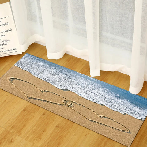 Modern Kitchen Rug Home Hallway Entrance Doormat Living Room Bedroom Children's Decoration Carpet Bathroom Anti-Slip Floor Mat