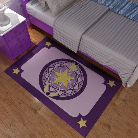 Anime Large Rugs for Children Bedroom Decor Cartoon Magic Living Room Carpet Home Sofa Coffee Table Area Rug Kawaii Floor Mat