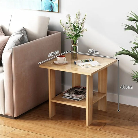 Solid Wood Bedroom Side Table Modern & Sturdy Storage