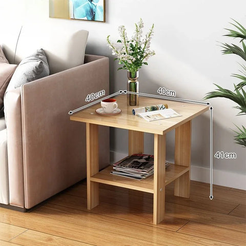Solid Wood Bedroom Side Table Modern & Sturdy Storage