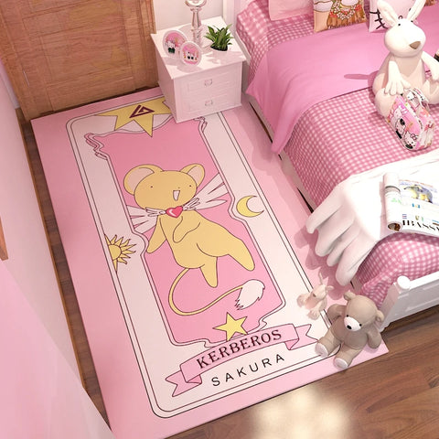 Anime Large Rugs for Children Bedroom Decor Cartoon Magic Living Room Carpet Home Sofa Coffee Table Area Rug Kawaii Floor Mat