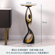 2024 Home Decoration Art Light Luxury Creative Living Room TV Cabinet Floor Decoration Night Glow Resin Sculpture LED Floor Lamp