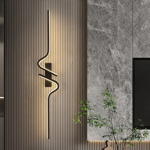 Wall Light Bedroom Modern Minimalist Strip Led Lights For Bedside Wall Sconce Led Light Living Room TV Sofa Background Wall Lamp