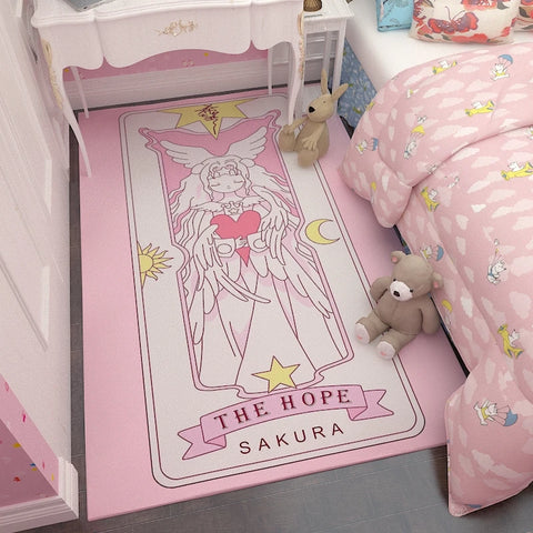 Anime Large Rugs for Children Bedroom Decor Cartoon Magic Living Room Carpet Home Sofa Coffee Table Area Rug Kawaii Floor Mat