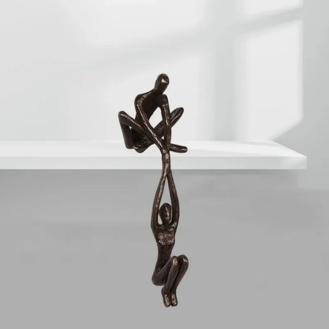 Man Lifting Woman Figurine Art Statue Lover Sculpture Ornament Home Desktop Decor Dancing Couple Sculpture Art Creative Artwork