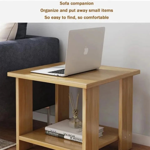 Solid Wood Bedroom Side Table Modern & Sturdy Storage