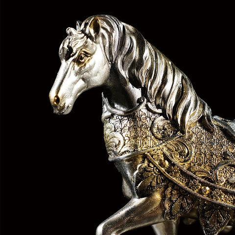 Horse Ornaments, Resin Sculpture Artworks, Suitable For Home Living Room, Office Decoration, Desktop Display Entrance Decoration