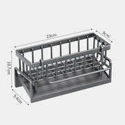 Adjustable Kitchen Sink Shelf Drainage Rack for Sponges & Spices kitchen 
