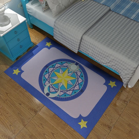 Anime Large Rugs for Children Bedroom Decor Cartoon Magic Living Room Carpet Home Sofa Coffee Table Area Rug Kawaii Floor Mat