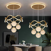 Modern LED Pendant Light Gold/Black Long Line Pendant Light For Restaurant Study Kitchen Office Coffee Home Decoration Luxury
