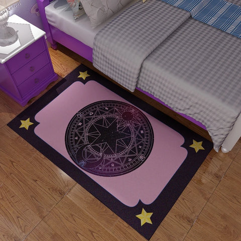 Anime Large Rugs for Children Bedroom Decor Cartoon Magic Living Room Carpet Home Sofa Coffee Table Area Rug Kawaii Floor Mat