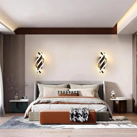 Modern LED Wall Lamp Home Line Decoration Wall Lamp Living Room Background Wall Bedroom Headboard Lighting Indoor lighting