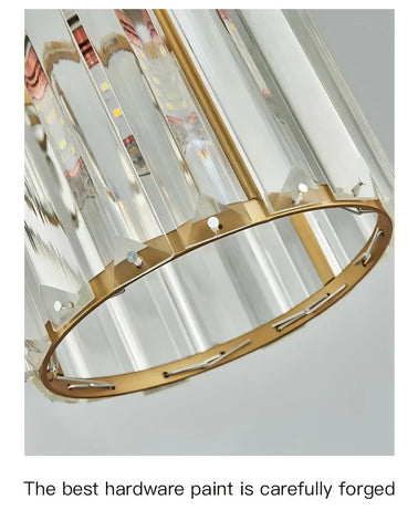 Modern Pendant Light Indoor K9 Led E27 Crystal Chandelier Luxury Ceiling Lamp Bedroom Living Room Dining Room Lustre Fixture