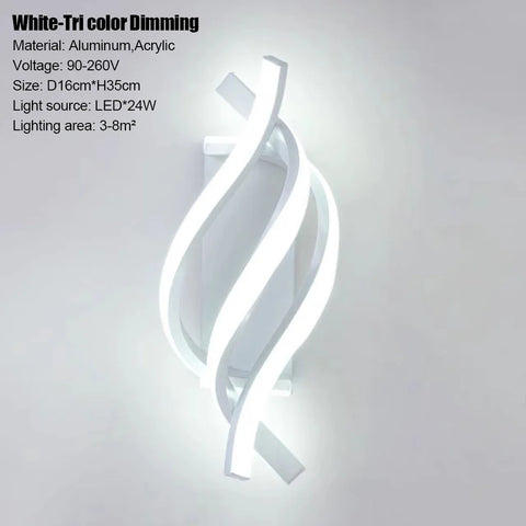 Modern LED Wall Lamp Home Line Decoration Wall Lamp Living Room Background Wall Bedroom Headboard Lighting Indoor lighting