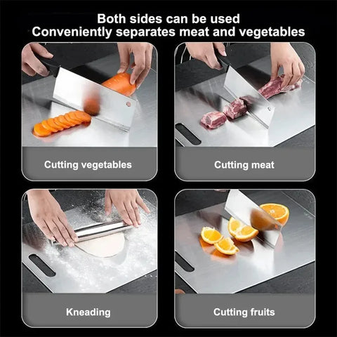 Kitchen Cutting Board Made of Stainless Steel