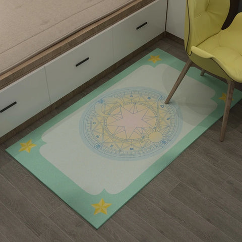 Anime Large Rugs for Children Bedroom Decor Cartoon Magic Living Room Carpet Home Sofa Coffee Table Area Rug Kawaii Floor Mat