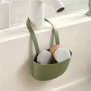Kitchen Sink Organizer Hanging Drain Basket & Faucet Caddy