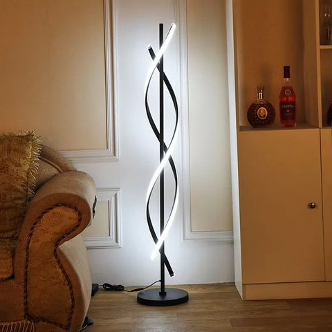 Modern Creative Line LED Floor Lamp Nordic Personality standing light Living Room Sofa Desk beside Home Decor indoor table light