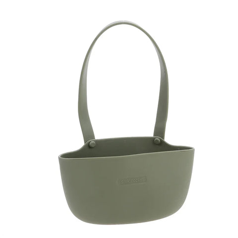 Kitchen Sink Organizer Hanging Drain Basket & Faucet Caddy
