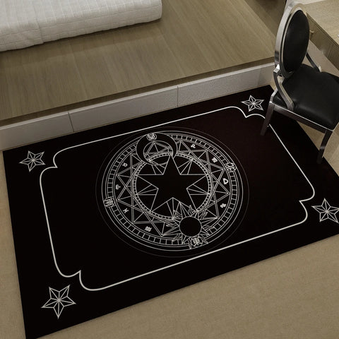 Anime Large Rugs for Children Bedroom Decor Cartoon Magic Living Room Carpet Home Sofa Coffee Table Area Rug Kawaii Floor Mat