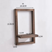 Wood Floating Wall Shelves ，Hanging Shelves for Wall Storage Rustic Farmhouse Decor for Bedroom Bathroom , Living Room Kitchen