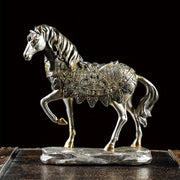 Horse Ornaments, Resin Sculpture Artworks, Suitable For Home Living Room, Office Decoration, Desktop Display Entrance Decoration